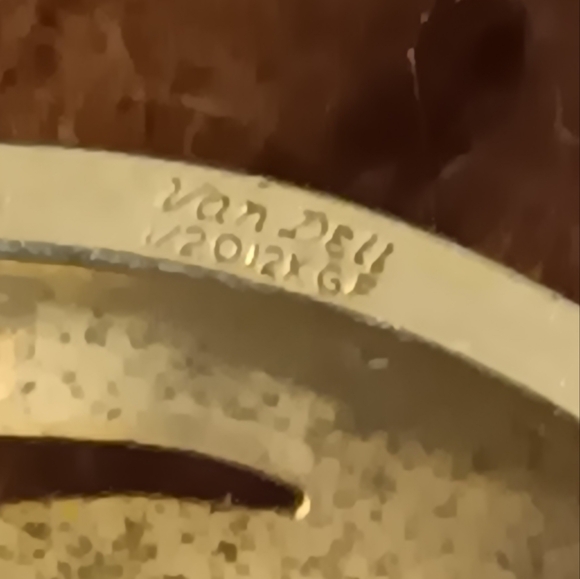 Van Dell Circle of Life Brooch 1/20 12K - Picture 7 of 7